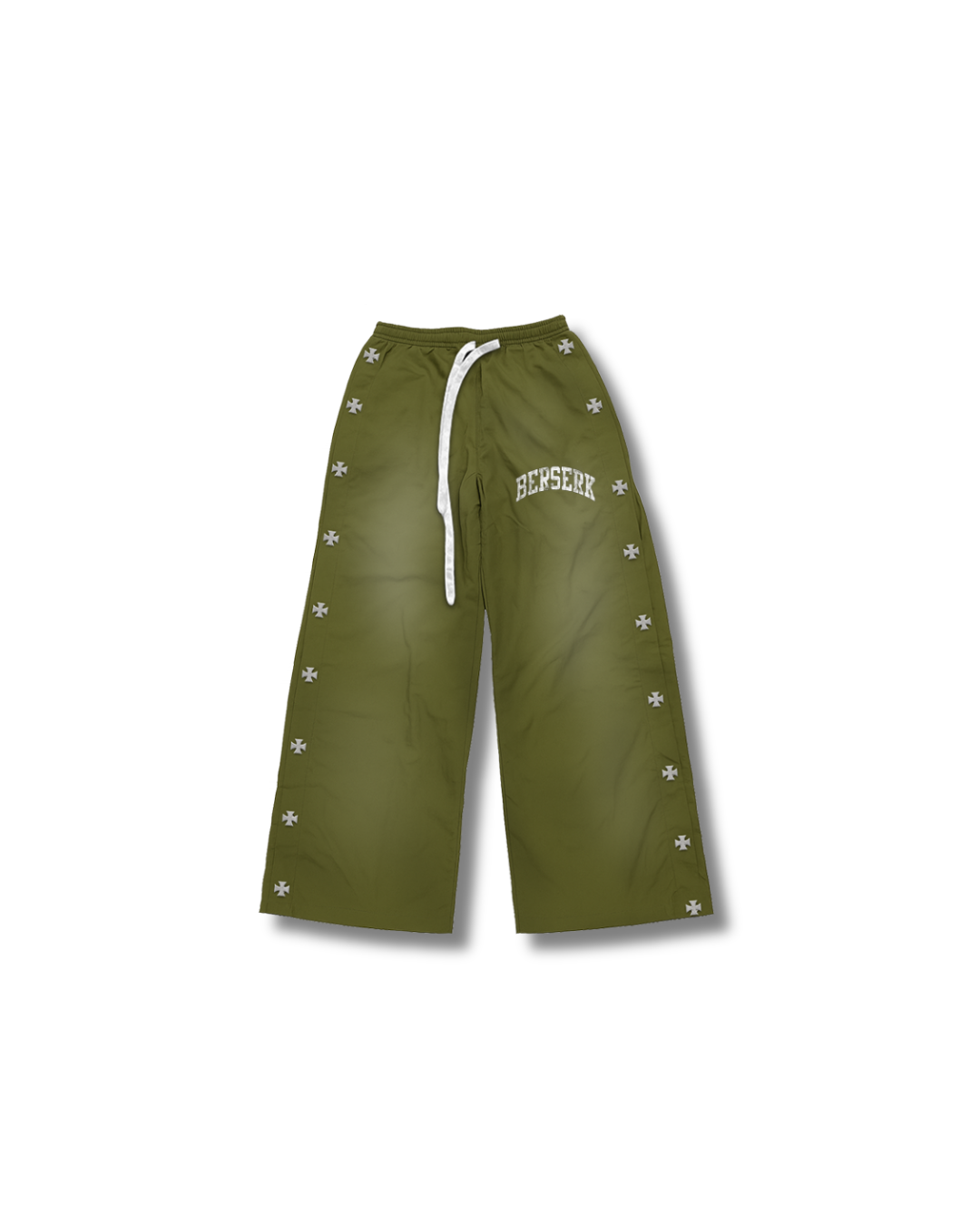 Cross button sweatpants